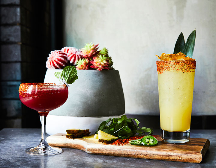assorted cocktails